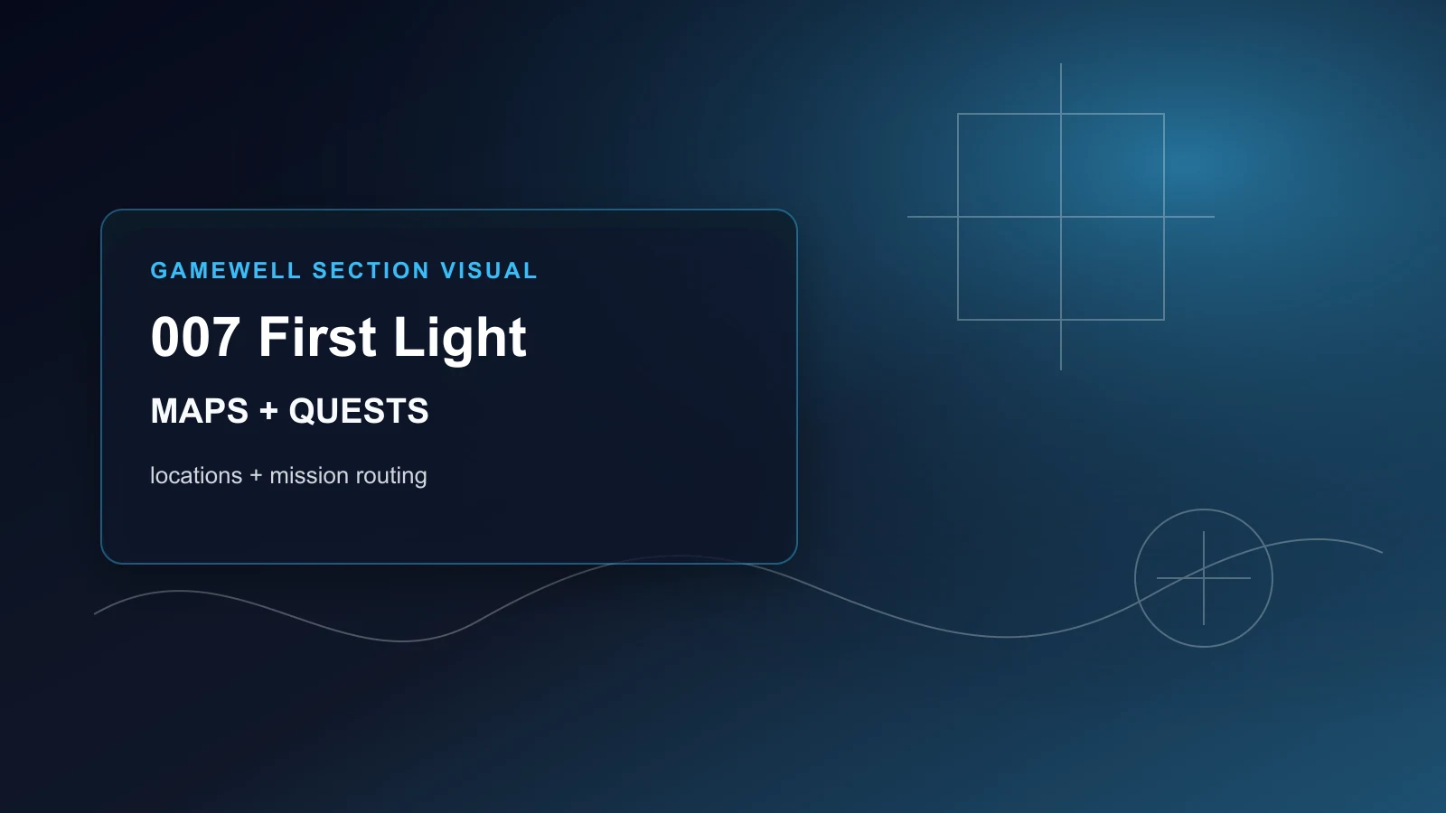 007：曙光初现地图与任务栏目
